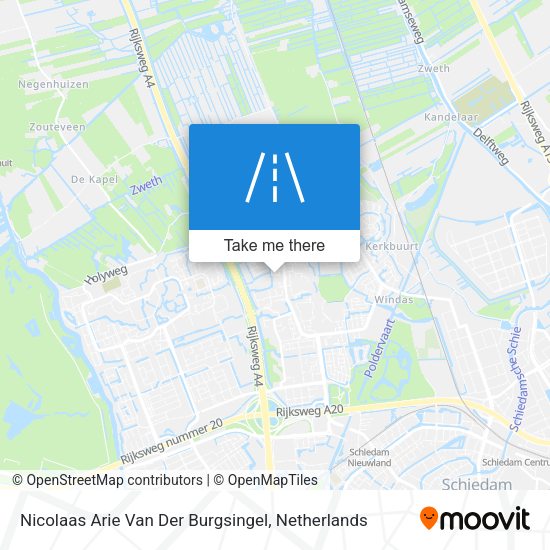 Nicolaas Arie Van Der Burgsingel map