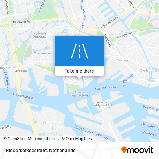 Ridderkerksestraat map