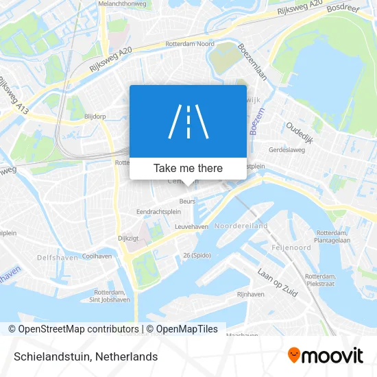 Schielandstuin map