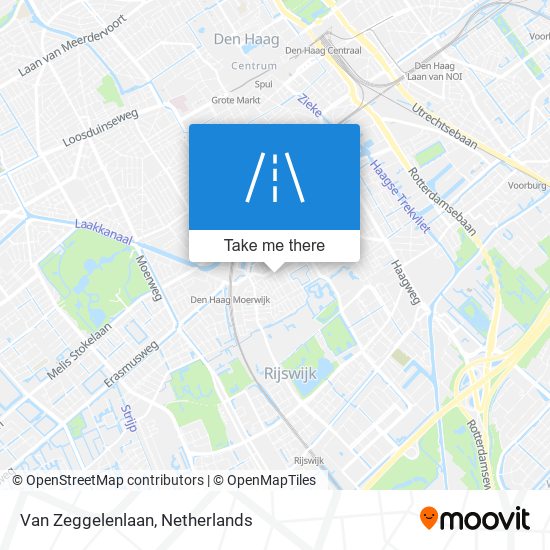 Van Zeggelenlaan map