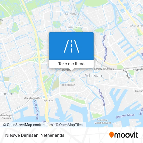 Nieuwe Damlaan map