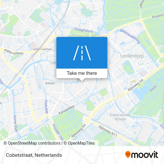 Cobetstraat map