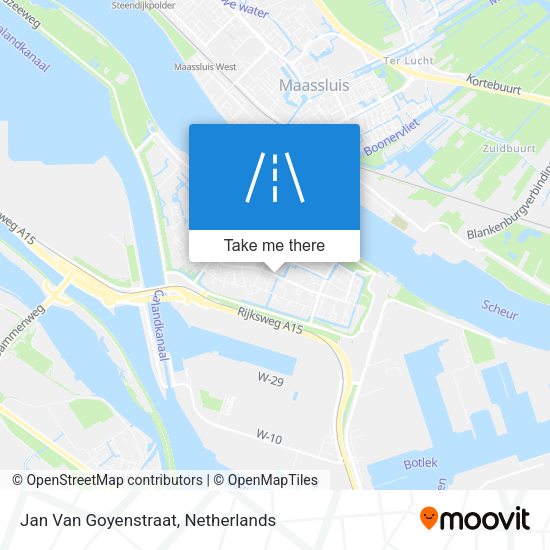 Jan Van Goyenstraat map