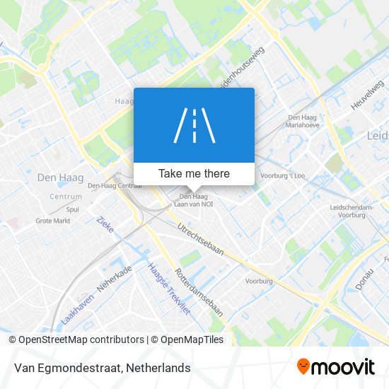 Van Egmondestraat map