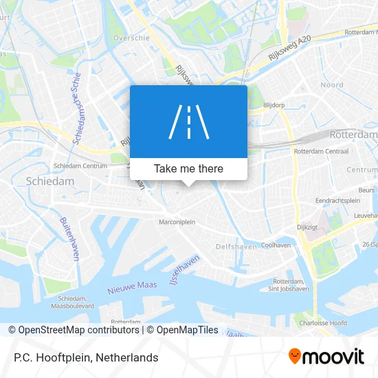 P.C. Hooftplein map