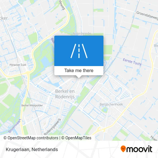Krugerlaan map