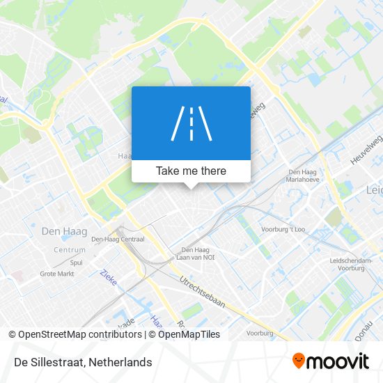 De Sillestraat map