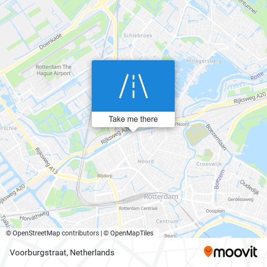 Voorburgstraat map