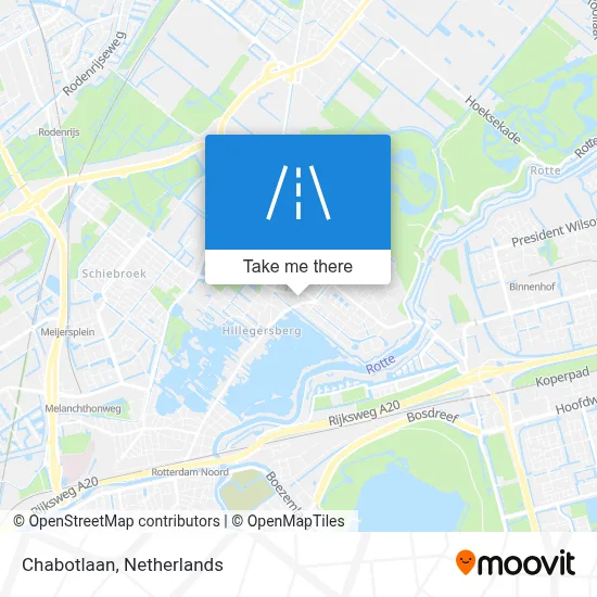 Chabotlaan map