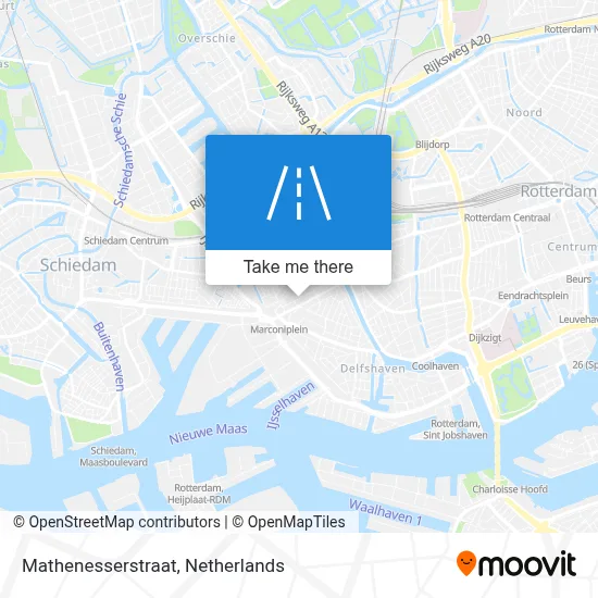 Mathenesserstraat map