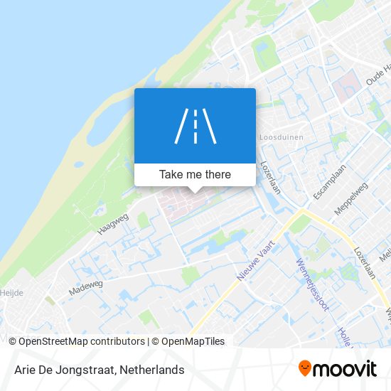 Arie De Jongstraat Karte