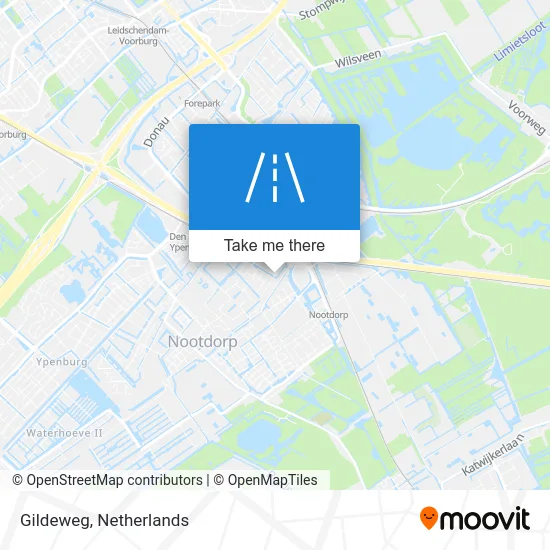 Gildeweg map