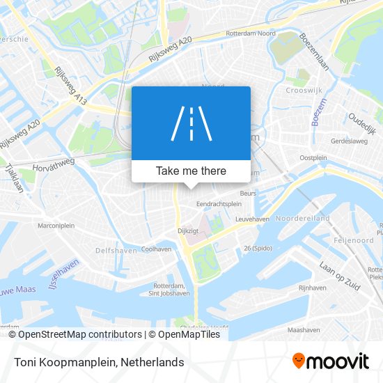 Toni Koopmanplein map