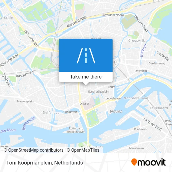 Toni Koopmanplein map