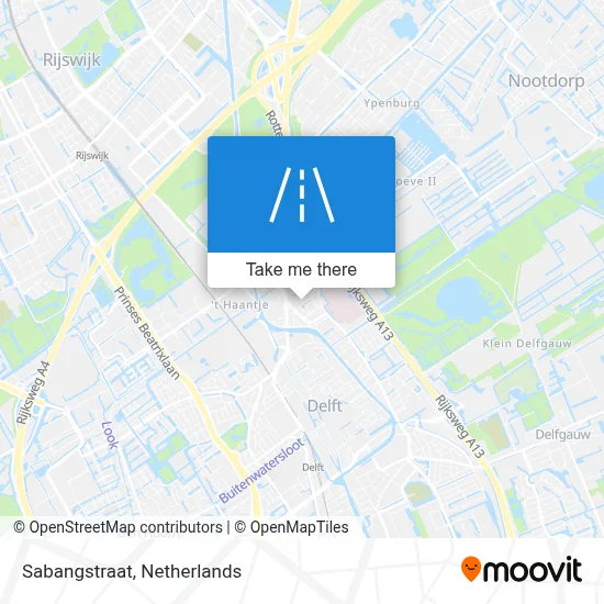 Sabangstraat map