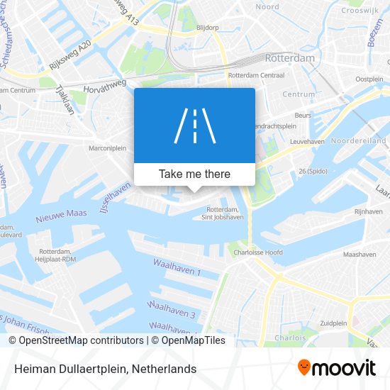 Heiman Dullaertplein map