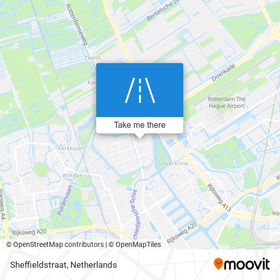 Sheffieldstraat map