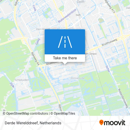 Derde Werelddreef map