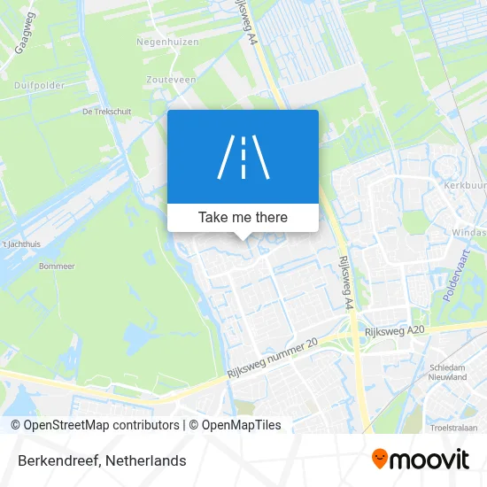 Berkendreef map