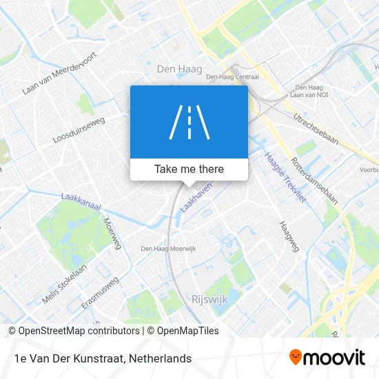 1e Van Der Kunstraat map