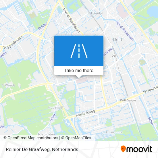Reinier De Graafweg map