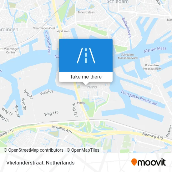 Vlielanderstraat map