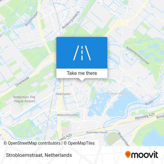 Strobloemstraat map