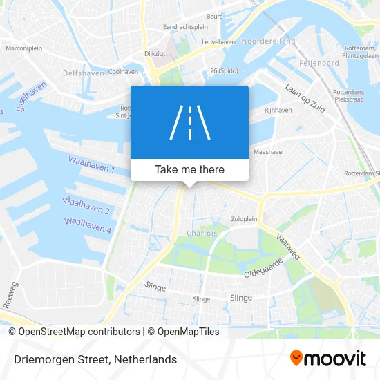 Driemorgenstraat map