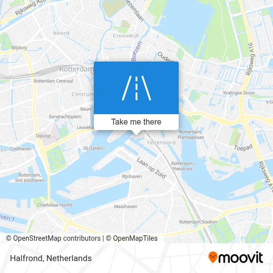 Halfrond map