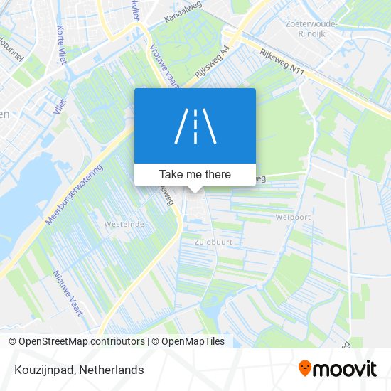 Kouzijnpad map