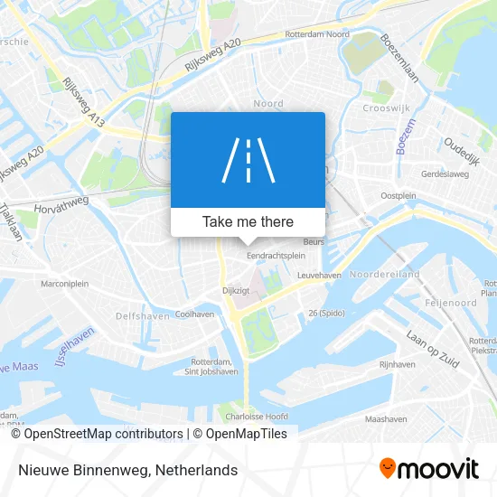 Nieuwe Binnenweg map