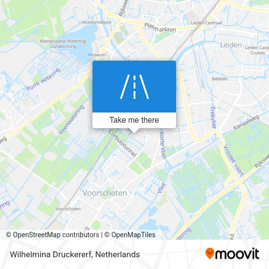Wilhelmina Druckererf map