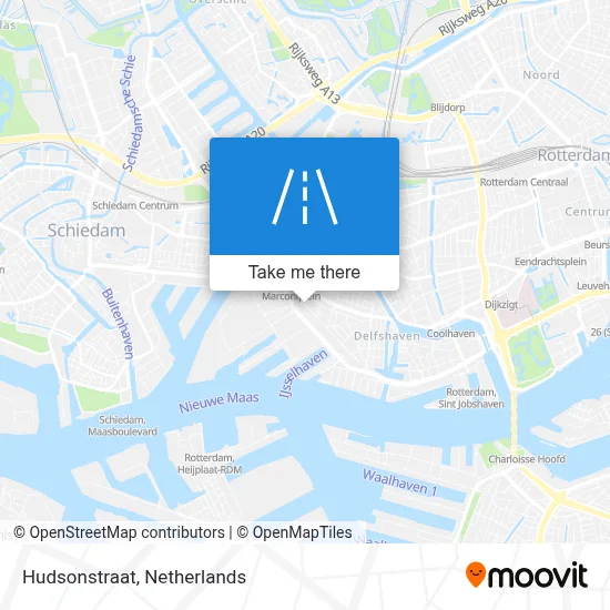 Hudsonstraat map