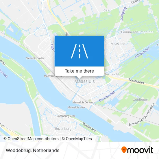 Weddebrug map