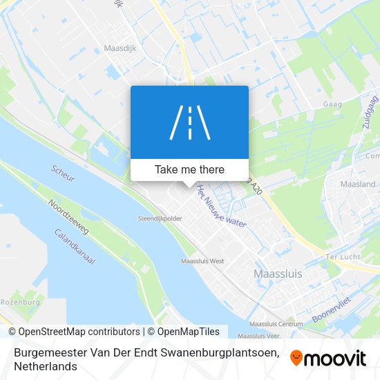 Burgemeester Van Der Endt Swanenburgplantsoen map