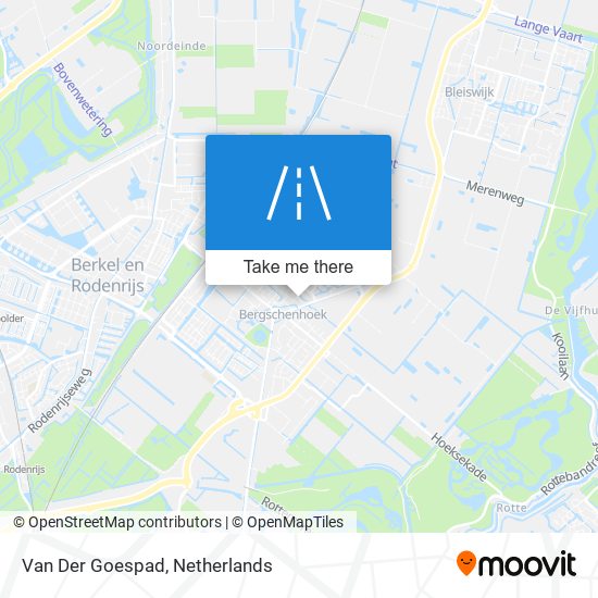 Van Der Goespad map