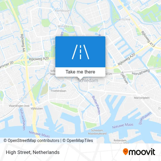 Hoogstraat map
