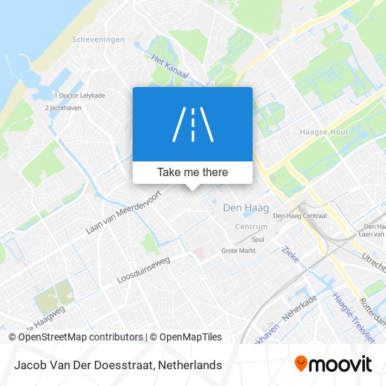 Jacob Van Der Doesstraat map