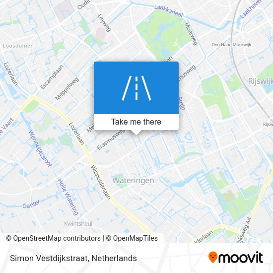 Simon Vestdijkstraat map