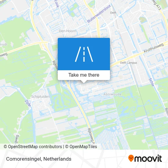 Comorensingel map