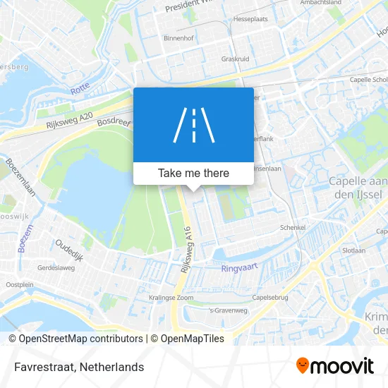 Favrestraat map