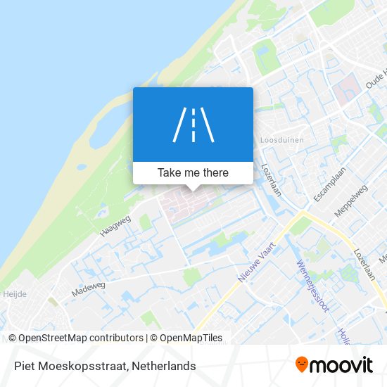 Piet Moeskopsstraat Karte