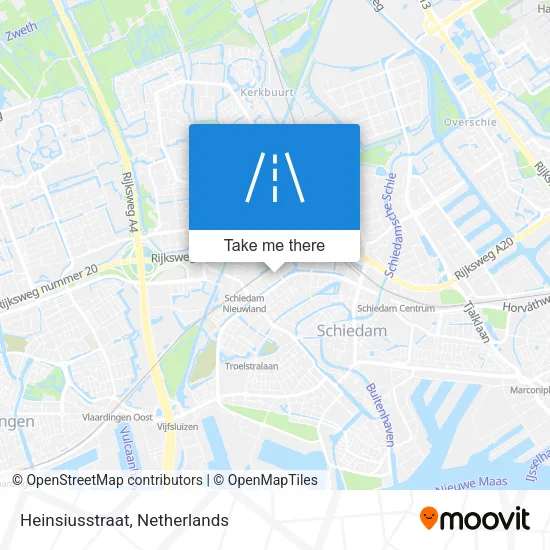 Heinsiusstraat map