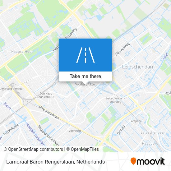 Lamoraal Baron Rengerslaan map