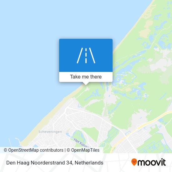 Den Haag Noorderstrand 34 map