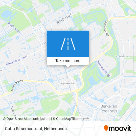 Coba Ritsemastraat map