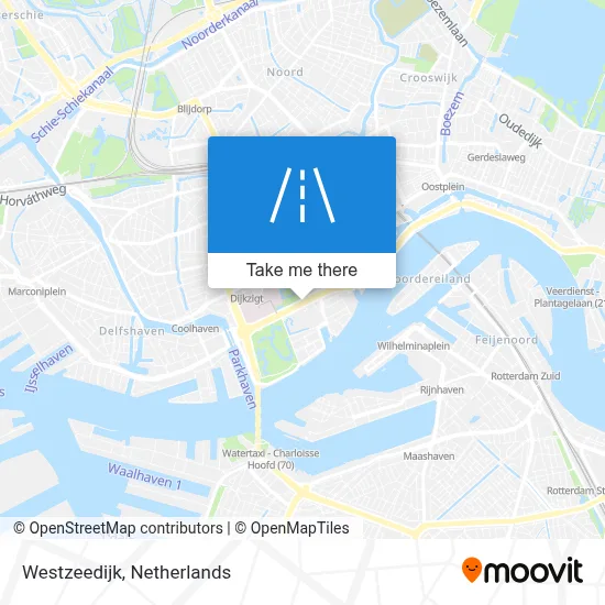 Westzeedijk Karte