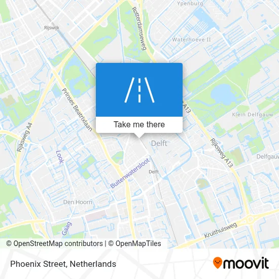 Phoenixstraat map
