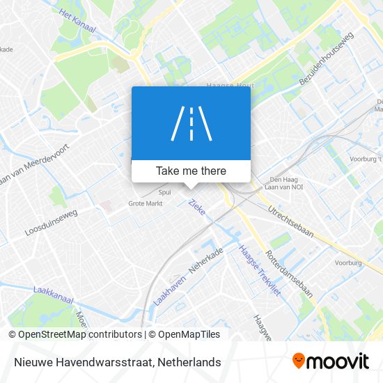 Nieuwe Havendwarsstraat Karte