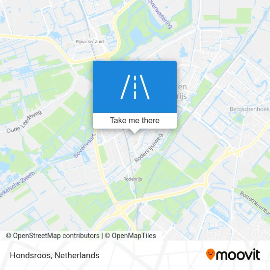 Hondsroos map